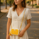 sac_Soléa_boheme_jaune_tendance_ete_crochet_fait_main_france_porté